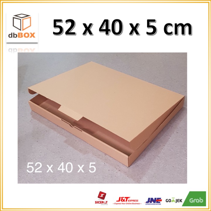 

Kardus 52 x 40 x 5 die cut easy usage kardus pizza