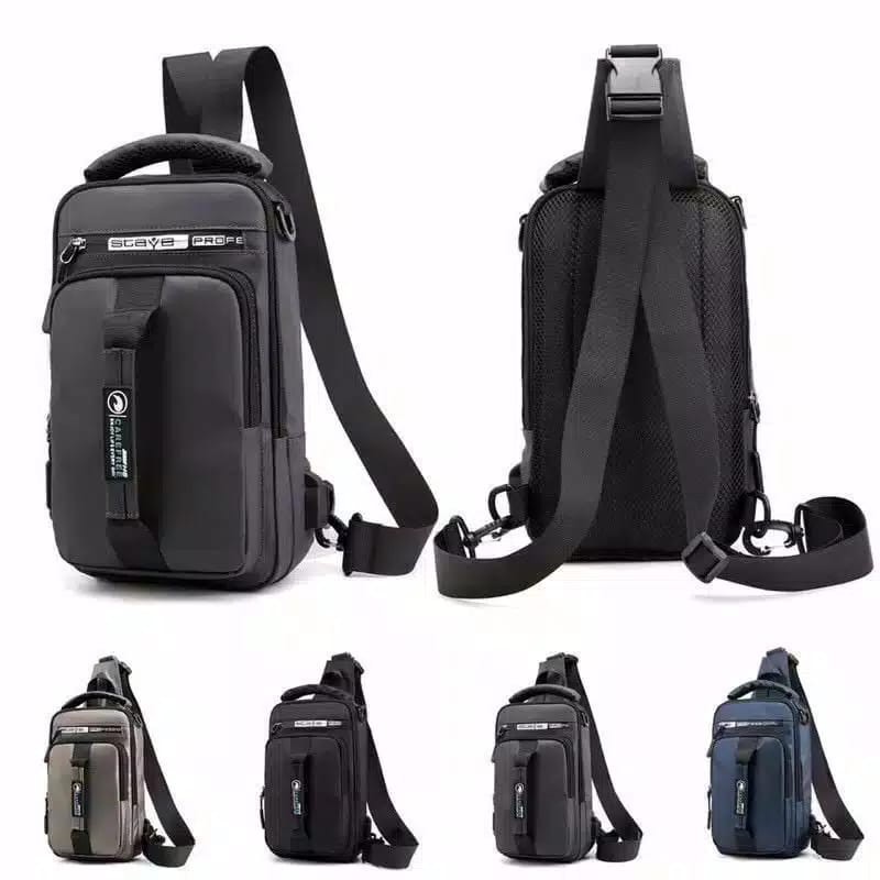 PTM-Tas Waistbag Profesional- Tas Slempang Pria Multifungsi Tas Waistbag