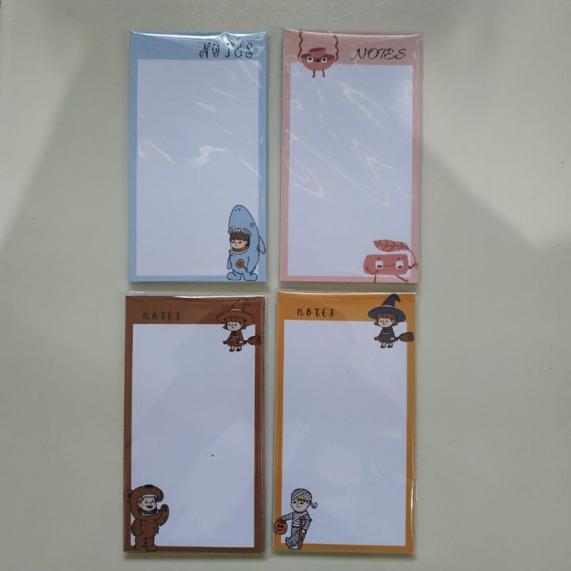 

✨free 5 sheets✨ Notes 4 warna pilihan