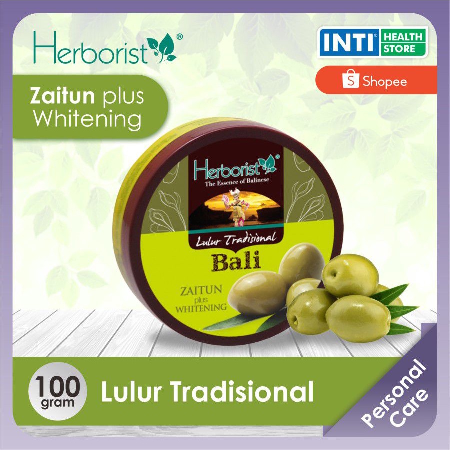 Herborist | Lulur Tradisional Bali 100 gr | Body Scrub Zaitun