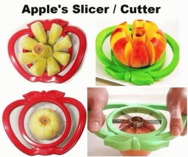 APPLE SLICER CUTTER PEMOTONG BUAH APEL PEAR FRUIT SLICE STAINLESS