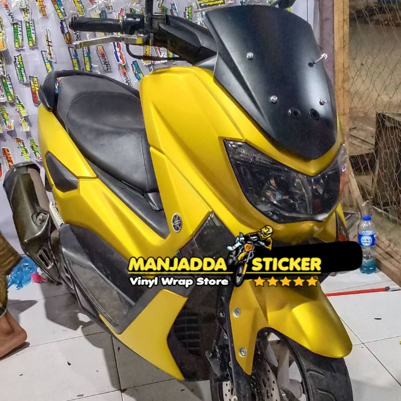 SKOTLET MOTOR WARNA KUNING METALIC DOFF KUALITAS SUPER PREMIUM