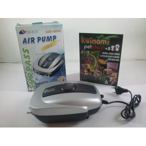 RESUN AIR-8000 / pompa udara gelembung kolan ikan koi / aquarium aqua scape / pump