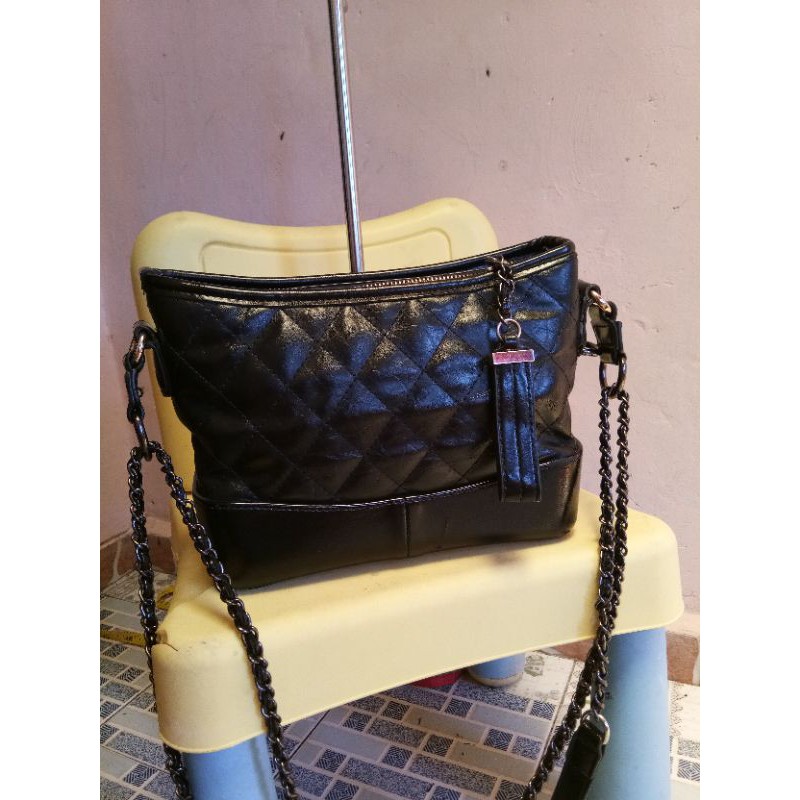 sling rantai nagita kulit asli ala chanel Preloved