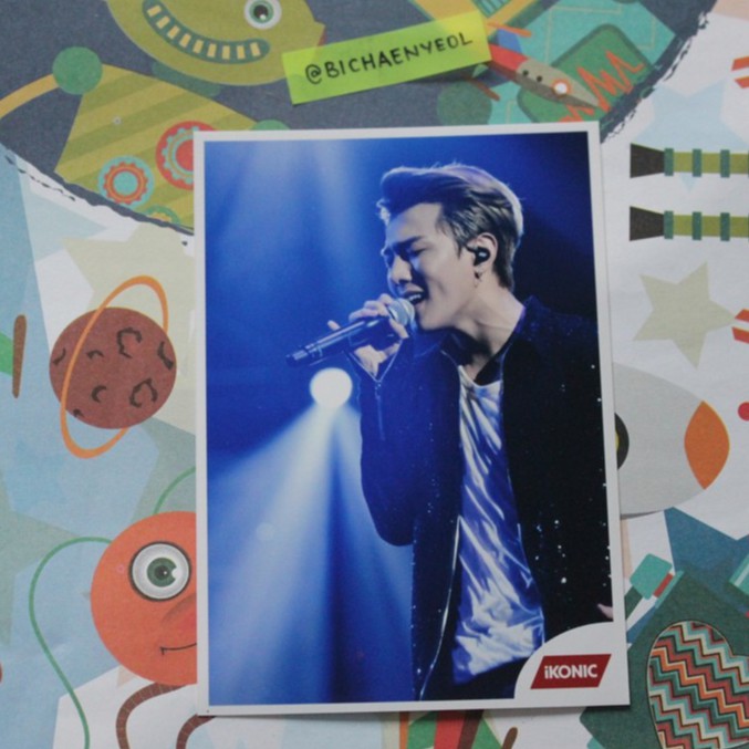 iKON A-nation Japan Donghyuk Photo Album Postcard Photocard BI Jinhwan Bobby June Yunhyeong Chanwoo