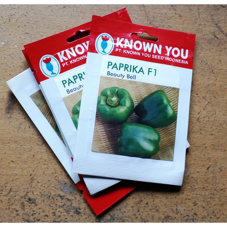 Bibit Paprika Hijau "Beauty Bell Paprika"