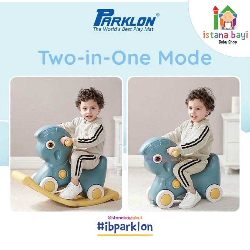 Parklon Rocking Horse 2 in 1 / Mainan Kuda Ayunan Parklon Rocking Horse 2 in 1 / Kuda Rocking / Mainan Kuda Ayunan