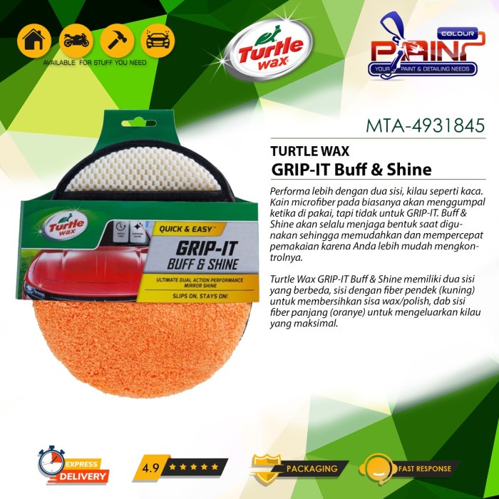 Turtle Wax Grip-It Buff n Shine. Lap Pengering dua sisi