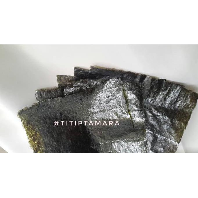 

Murah 5 Lembar Nori Sushi Halal / Nori Tokinori/ Rumput Laut Halal Mui