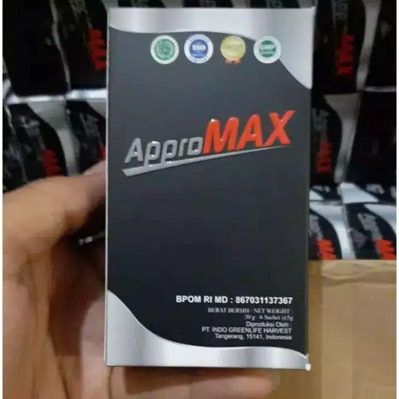 Appromax minuman serbuk Original minuman penambah stamina pria