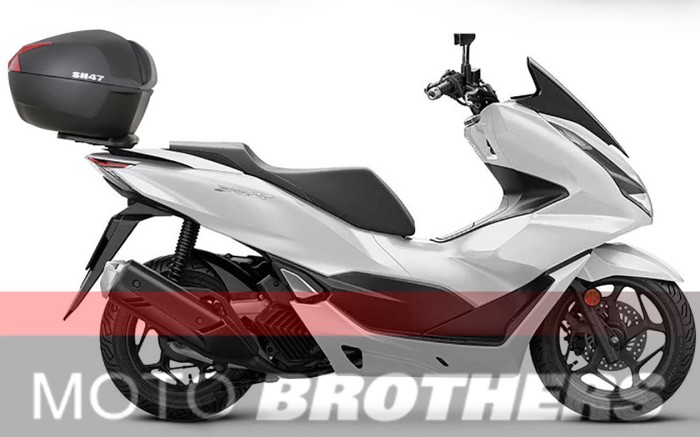 PAKET BOX TOP CASE SET SHAD 47 LITER 47L BOX PCX160 PCX 160