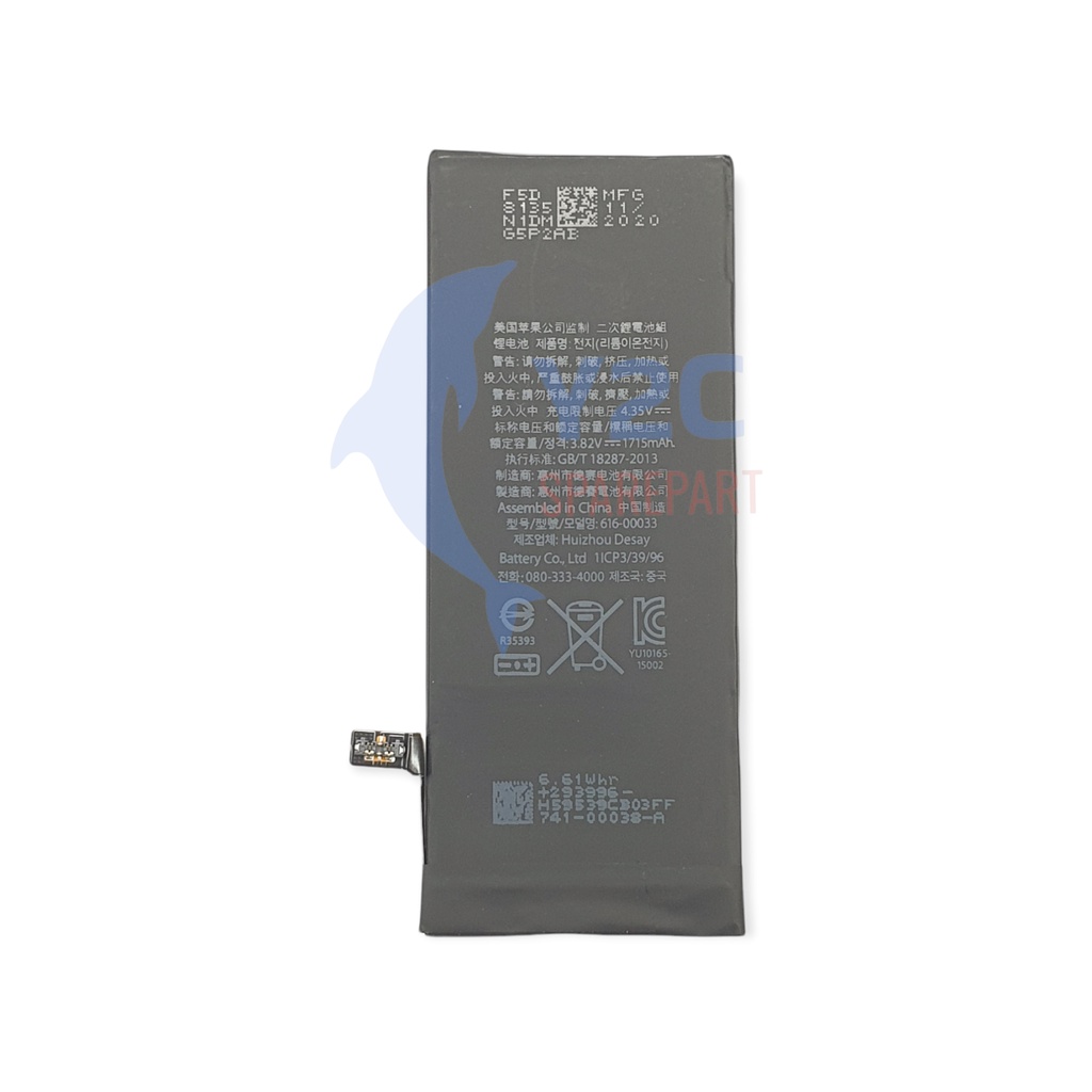 BATERAI ORIGINAL OEM IP 6S / BATRE / BATERE / BATRAI / BATREI / BATU