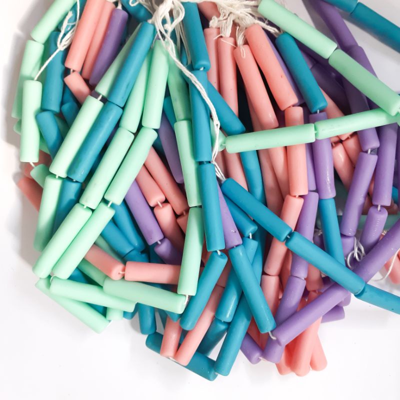 bambu 8mmx40mm untuk kalung  dll