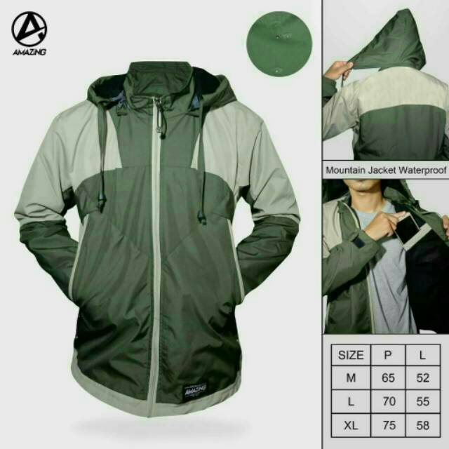 JAKET OUTDOOR WATERPROOF AMZ ORIGINAL