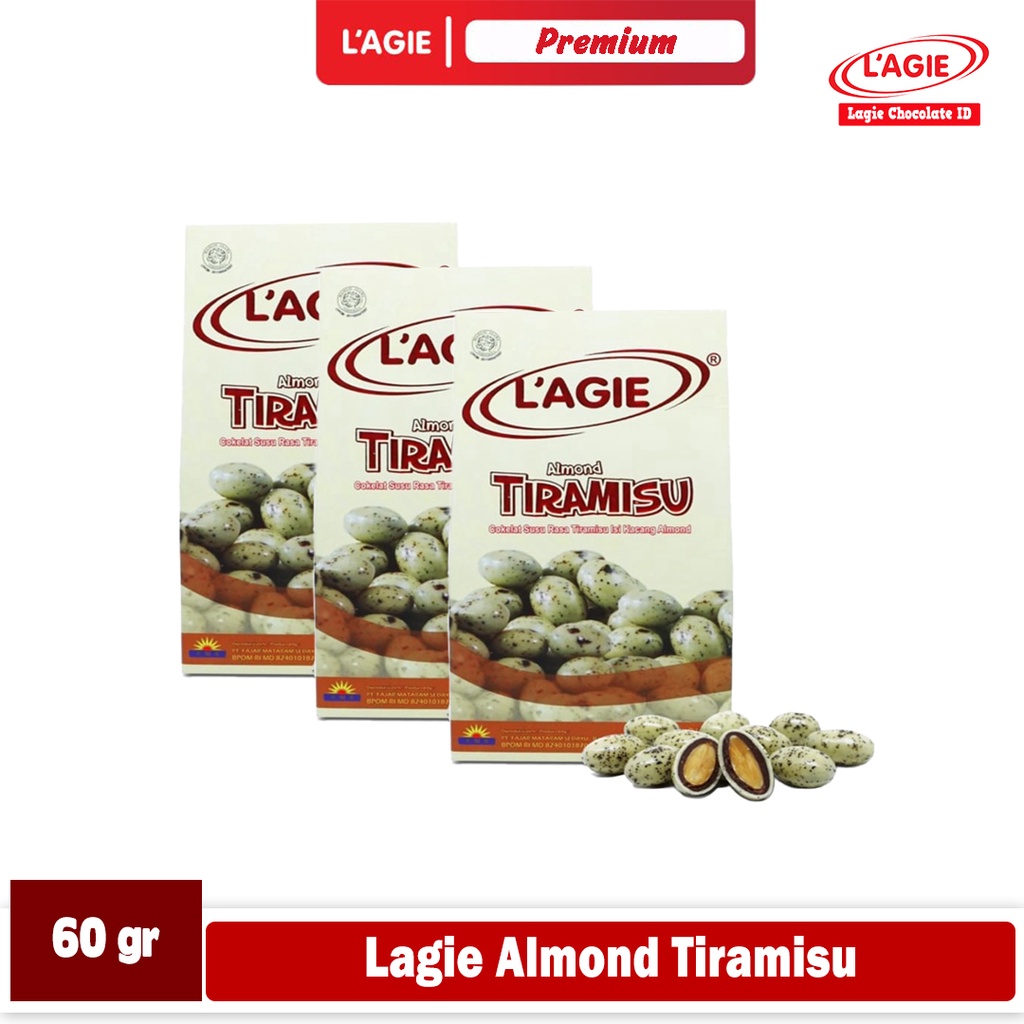 

LAGIE ALMOND TIRAMISU 60GRAM 3 PACK