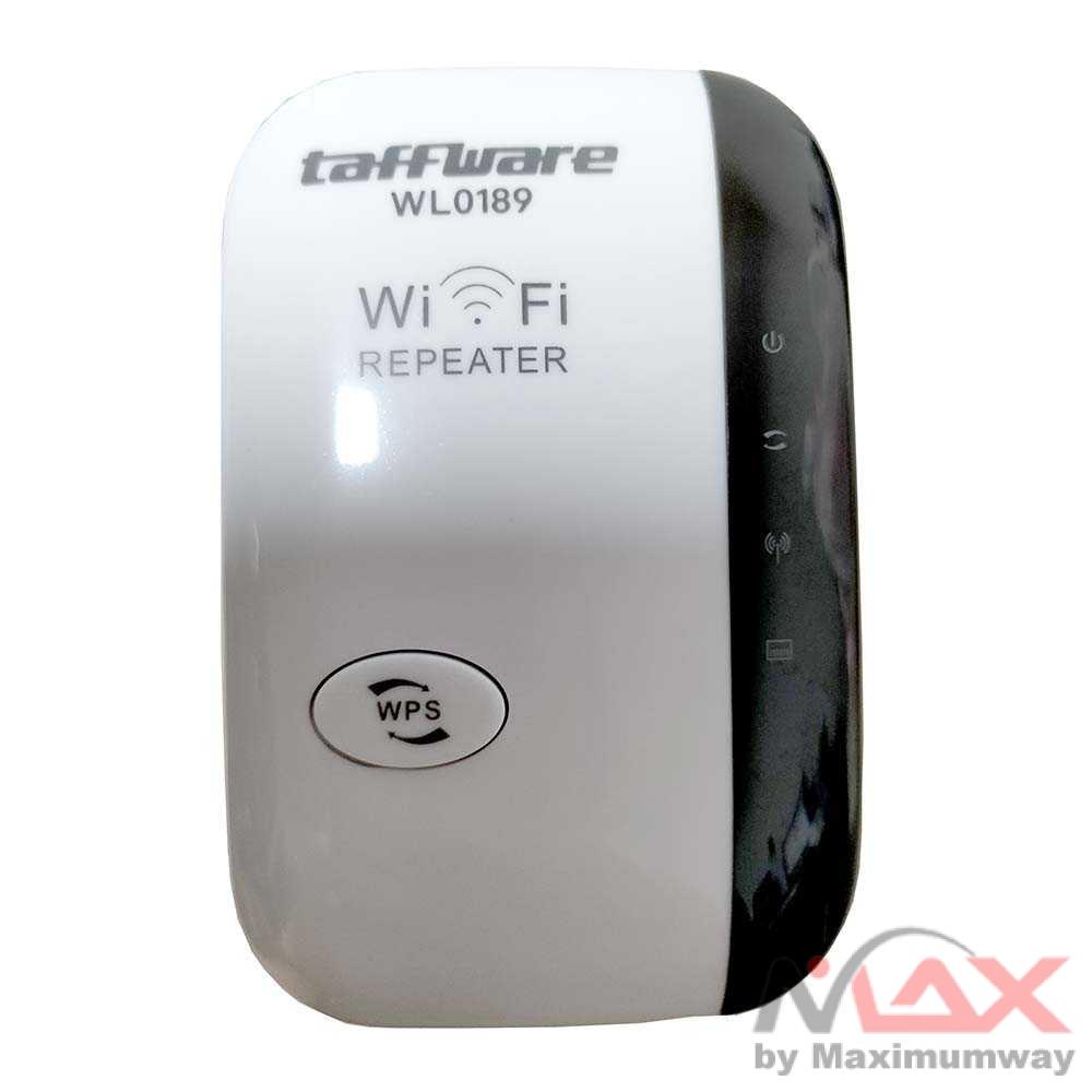 Taffware WIFI Repeater 300Mbps Router WIFI Wireless-N WiFi Repeater WL0189 Memperbesar jangkauan WIFI memperluas Jaringan WIFI Network Wireless Rumah dan Kantor Chip Baru Mudah disetting