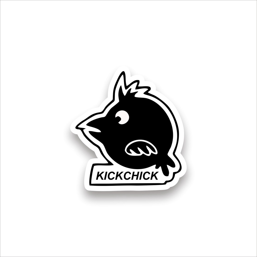 

Stiker brand stiker distro Kickchick bahan graftac anti air