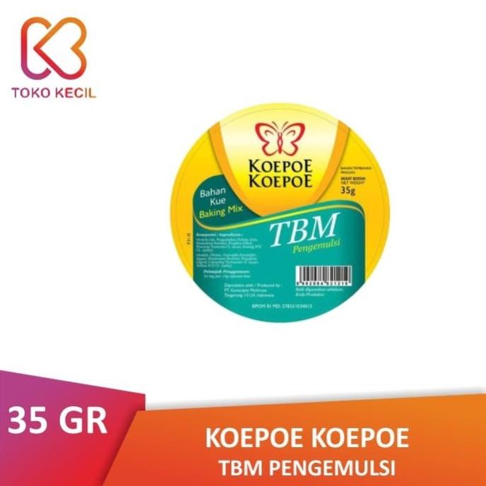 

[BTL] Koepoe Koepoe TBM Pengemulsi 35 GR | Kupu Kupu TERBATAS Kode 604