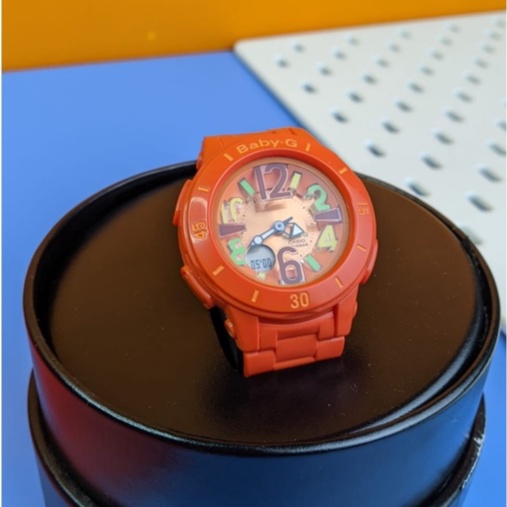 Jam Baby G Casio Bekas Preloved seri BGA 171 orange Original