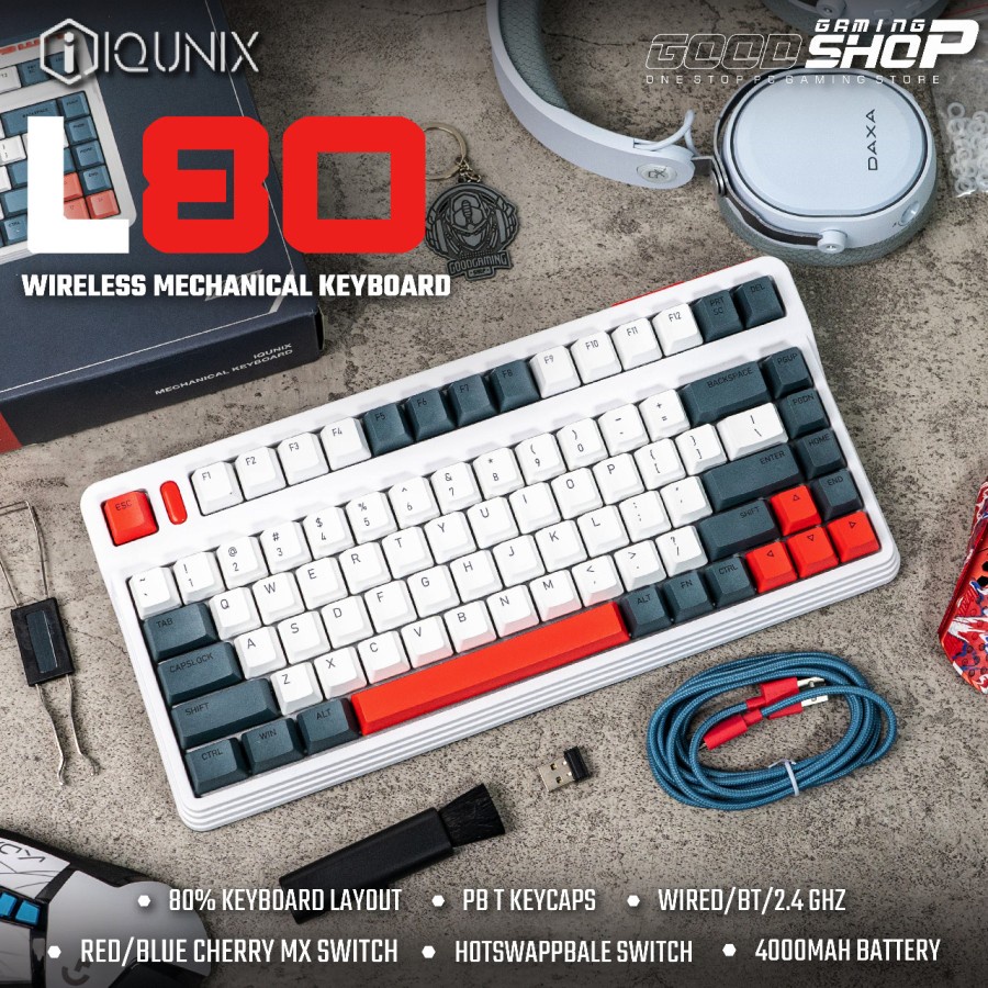 IQUNIX L80 Formula Typing Wireless Mechanical Keyboard