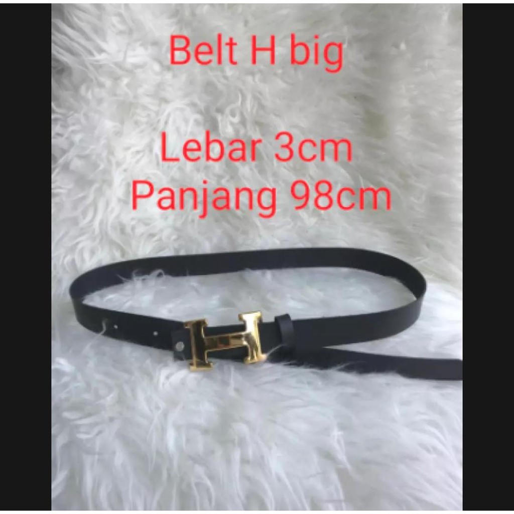 belt H big// ikat pinggang// aksesoris/gesper wanita