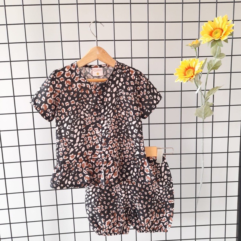 Little Aruma Baju Anak Leopard