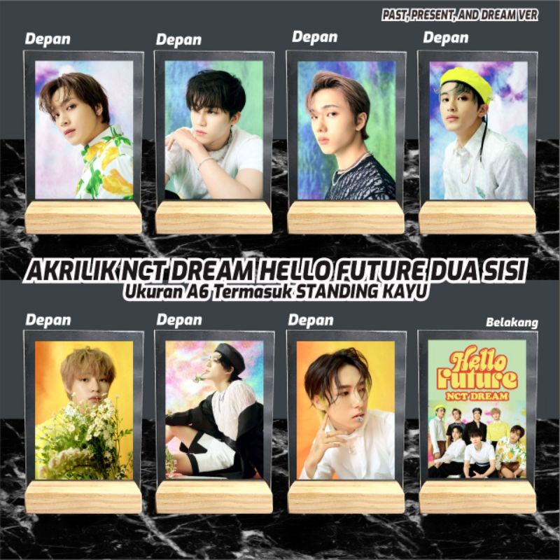 Akrilik Photo NCT DREAM KPOP // HELLO FUTURE // Gambar 2 Sisi