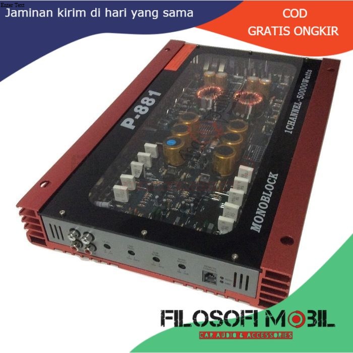 

Power Monoblock The Punch P-881 - FM