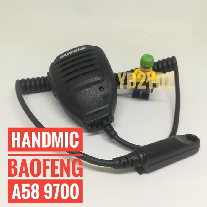 Microphone baofeng bf-a58 uv-9r plus bf-9700 speaker bfa58 uv9r bf9700 handmic extramic ht mic