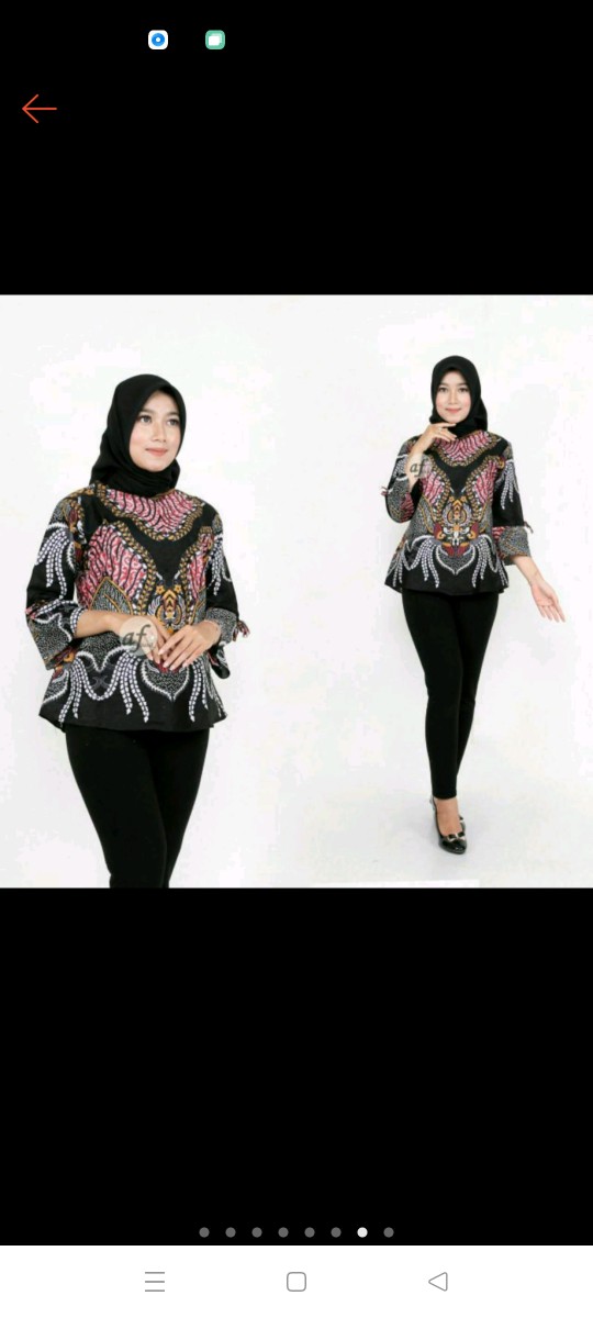 Batik Couple Keluarga Sania Ruffle Ori Ndoro Jowi Dnt Madu Pink