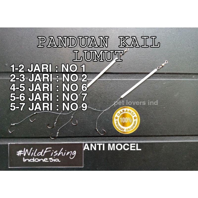 RAKITAN KAIL LUMUT  NILA SIAP PAKAI,KAIL PANCING