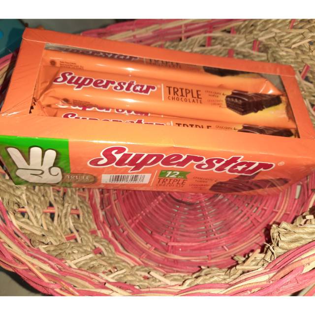 

Superstar Triple Cokelat 1 box isi 20pcs