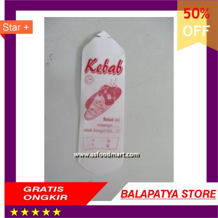 

LIMITED EDITION!!! Bungkus Kebab Kecil isi 50 pcs
