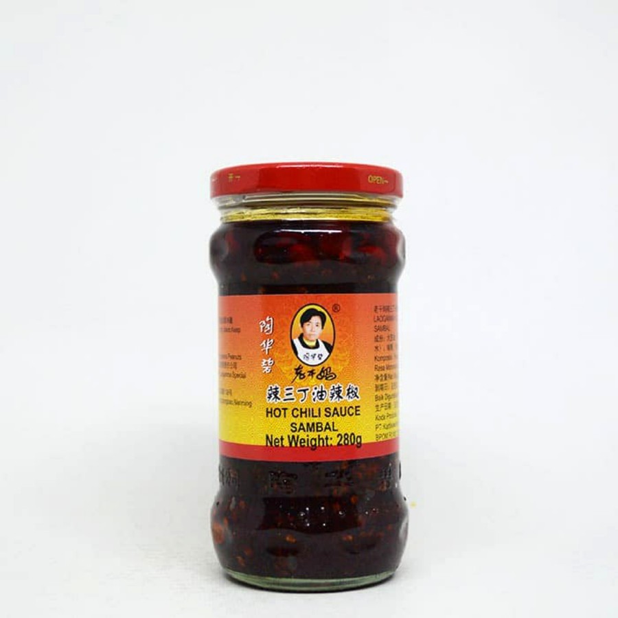 Saos / Saus Lao Gan Ma Laoganma Hot Chili Sauce 280 Gram