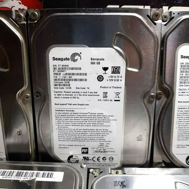Hardisk HDD Komputer Internal Socket SATA 500Gb Normal