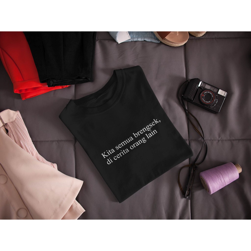 Kaos Kata Kita Brengsek Shopee Indonesia