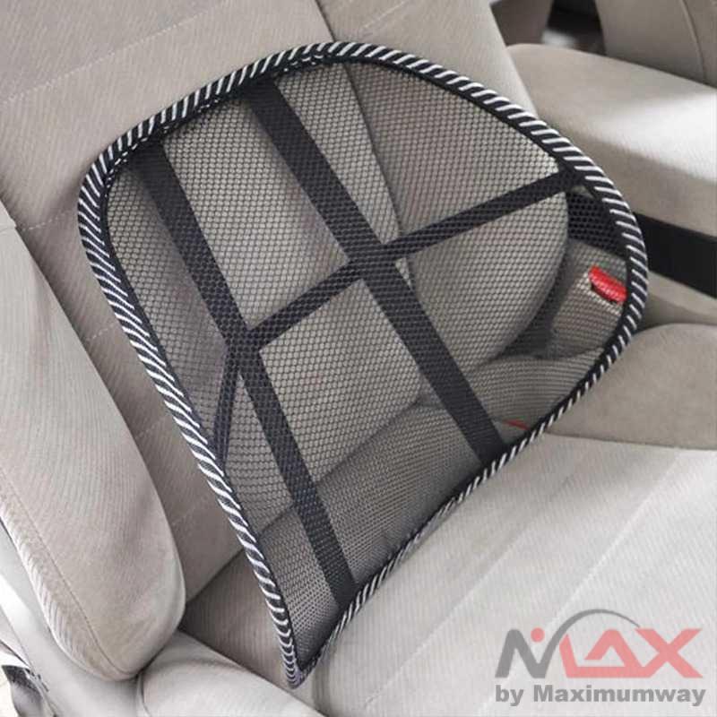 Sandaran Kursi Jog Mobil Super nyaman mencegah pegal saat duduk lama menjaga aliran udara tetap mengalir anti sakit pinggang punggung , tetap Ergonomic Mesh Lumbar Back Support Car Seat Office Chair Massage Back Lumbar Support Mesh Ventilate Cushion Pad