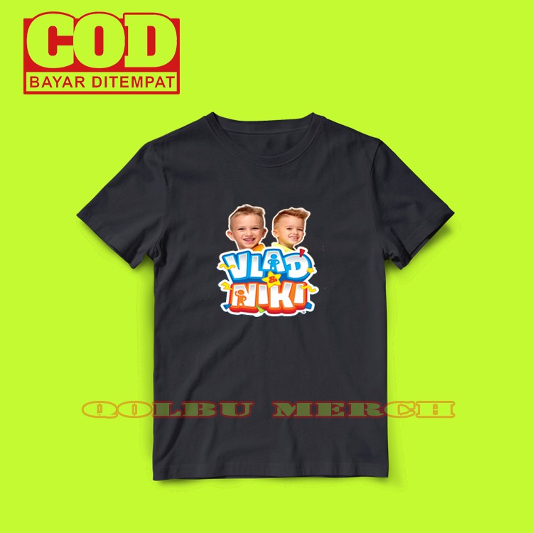 KAOS ANAK VLAD DAN NIKI YOUTOBERS / BAJU ANAK DUA SODARA VLAD DAN NIKI