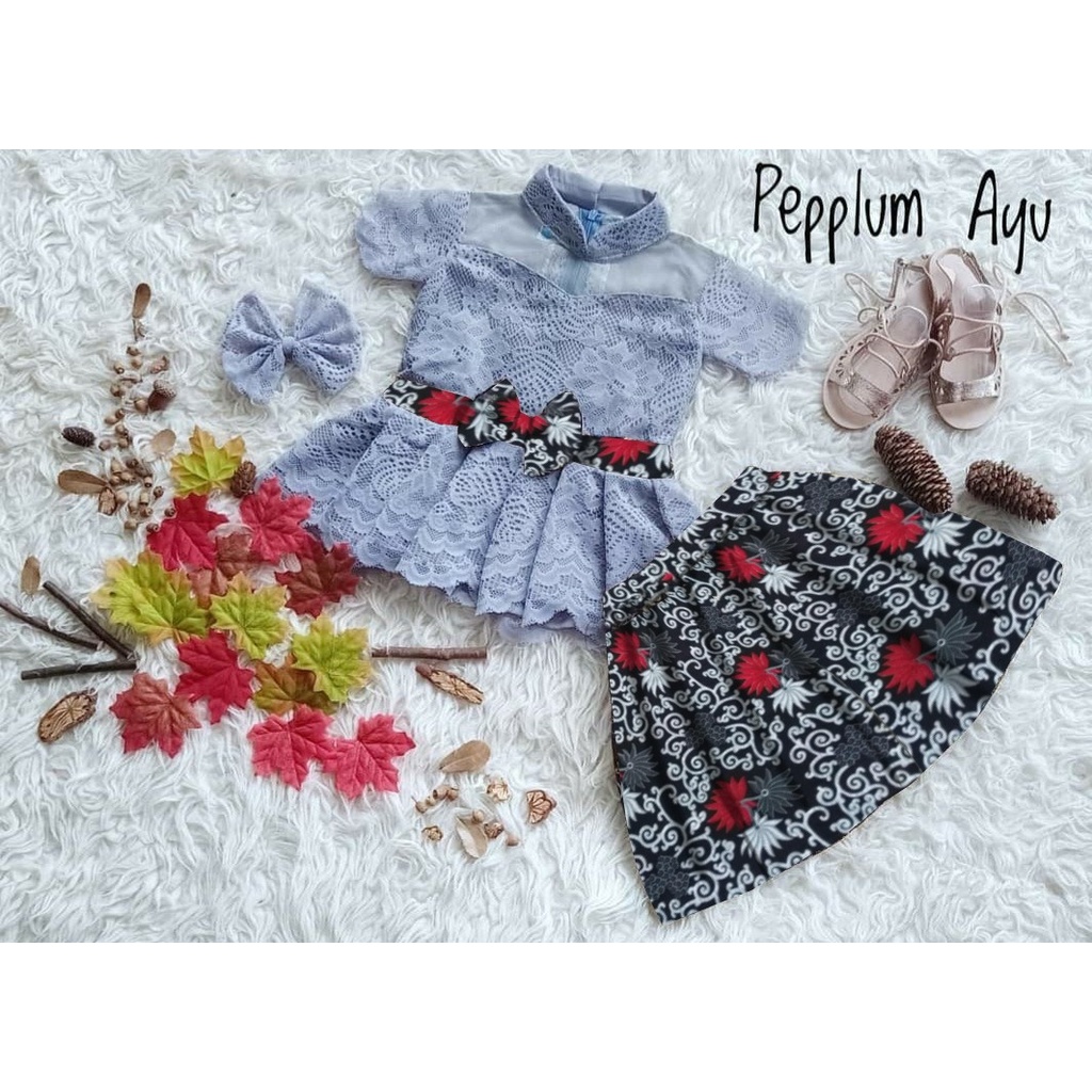 *[RXFK] Set Anak Perempuan / Pakaian Setelan Anak Batik / Setelan Anak / Baju Setelan Anak Batik