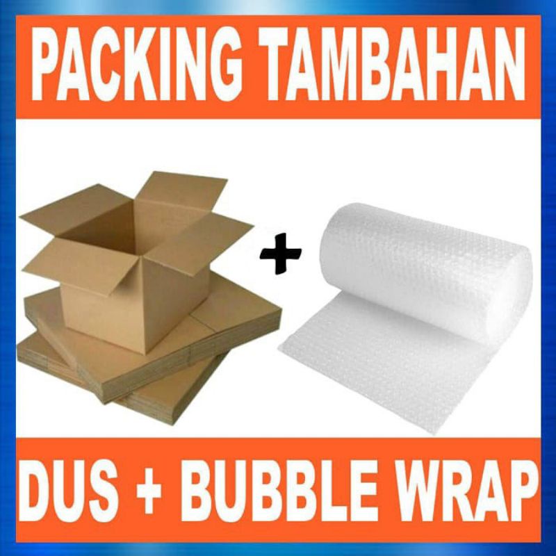 

Bublewrap & Kardus (packing tambahan)