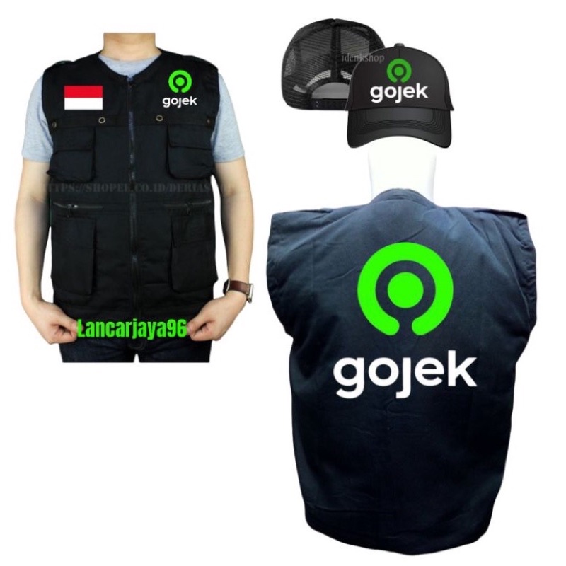 Jual Jaket Rompi GOJeKK Dilever /Rompi Mo   tor Terbaru / Rompi Pelindung