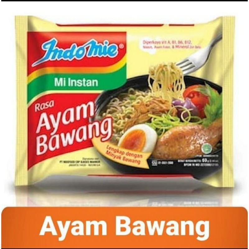 

Indomie ayam bawang Ecer