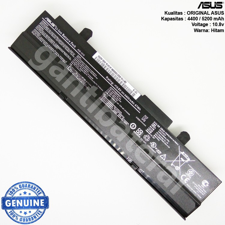 Baterai Laptop ASUS Eee PC 1015 Original