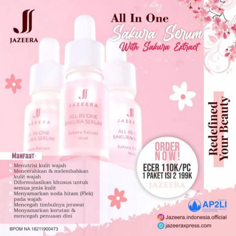 Serum//Jazeera serum//serum BPOM//serum sakura