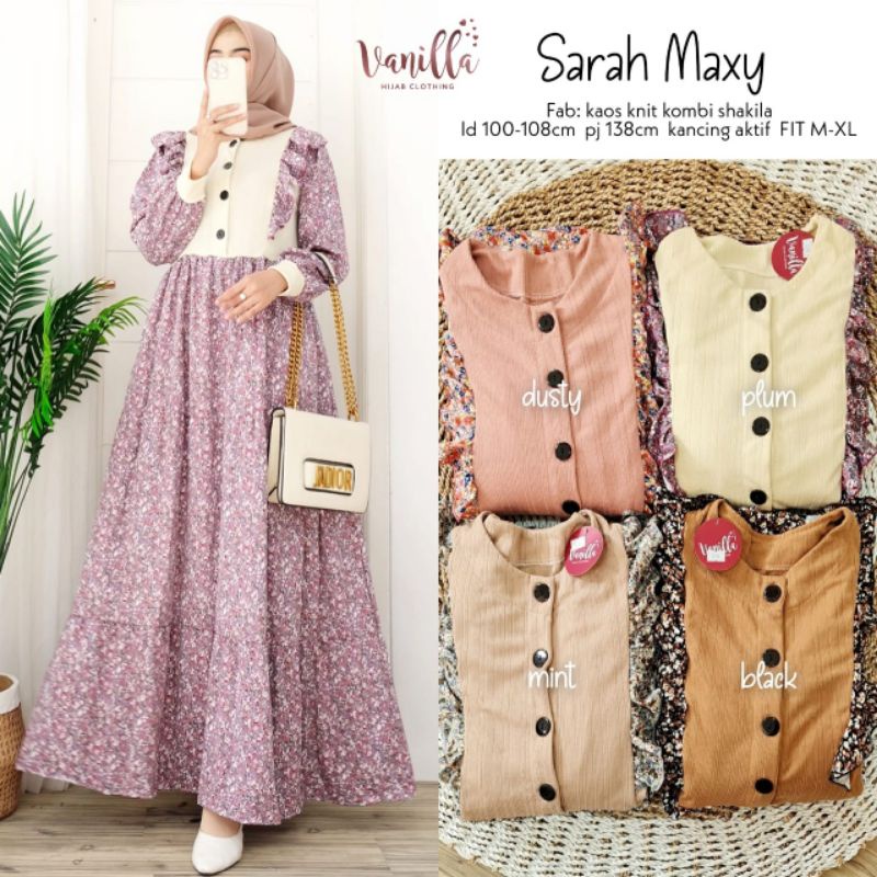Sarah maxy by vanilla hijab clothing