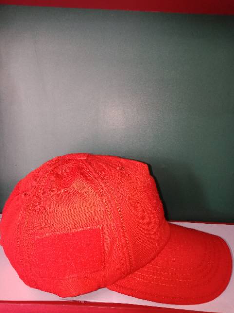 Topi Perekat/Tactical Merah, Biru/Pemadam Kebakaran/Tagana//Sipil Risptop