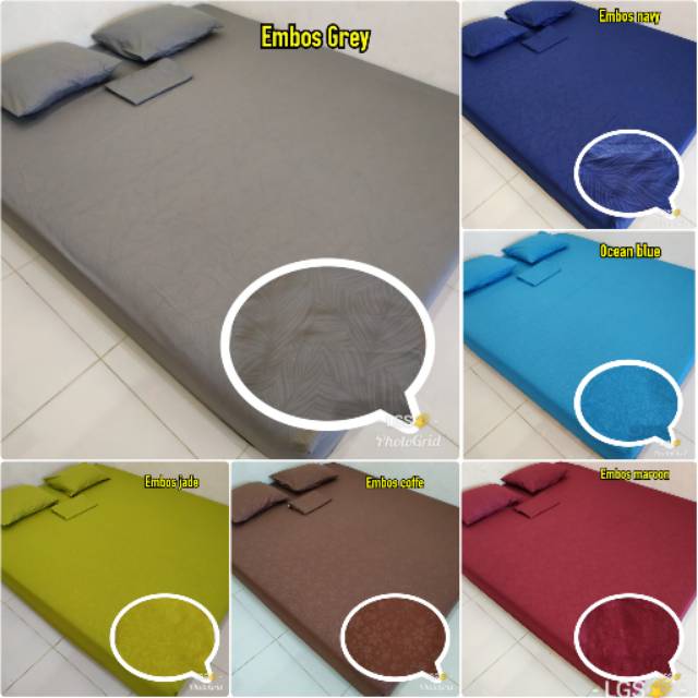 PRODUSEN Sprei homemade Sprei polos sprei embos Shopee 