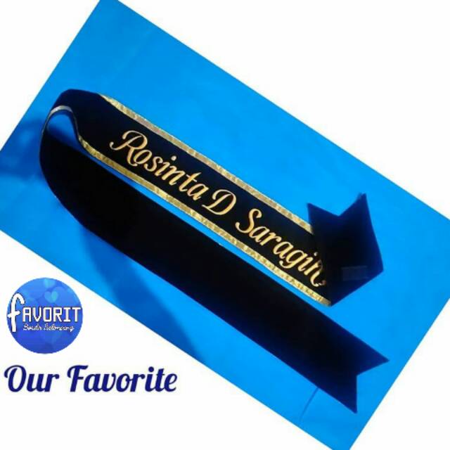 Selempang Bordir Pakai Lapisan Wisuda PKU Pekanbaru Riau