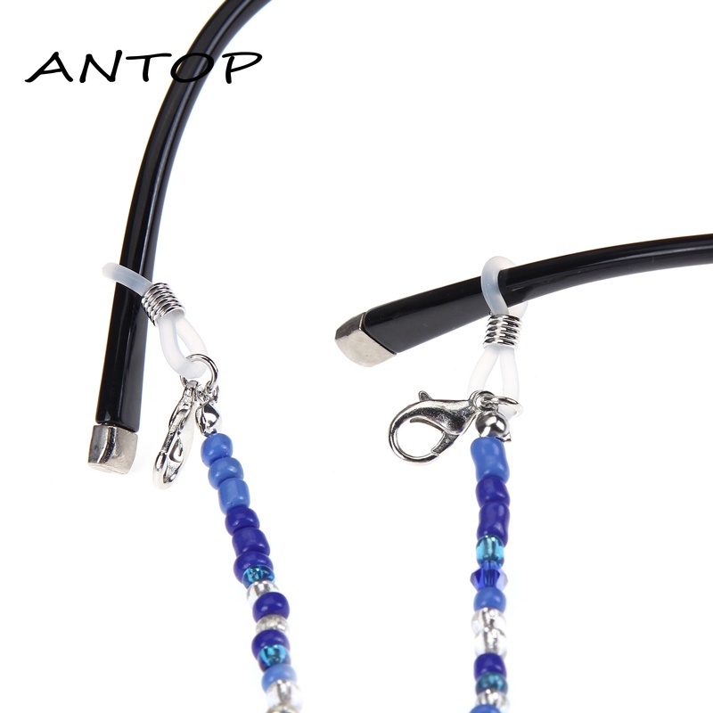 Fashion Glass Bead Lanyard Face Mask Chain Anti-slip and Anti-lost Glasses Chain ANTOP