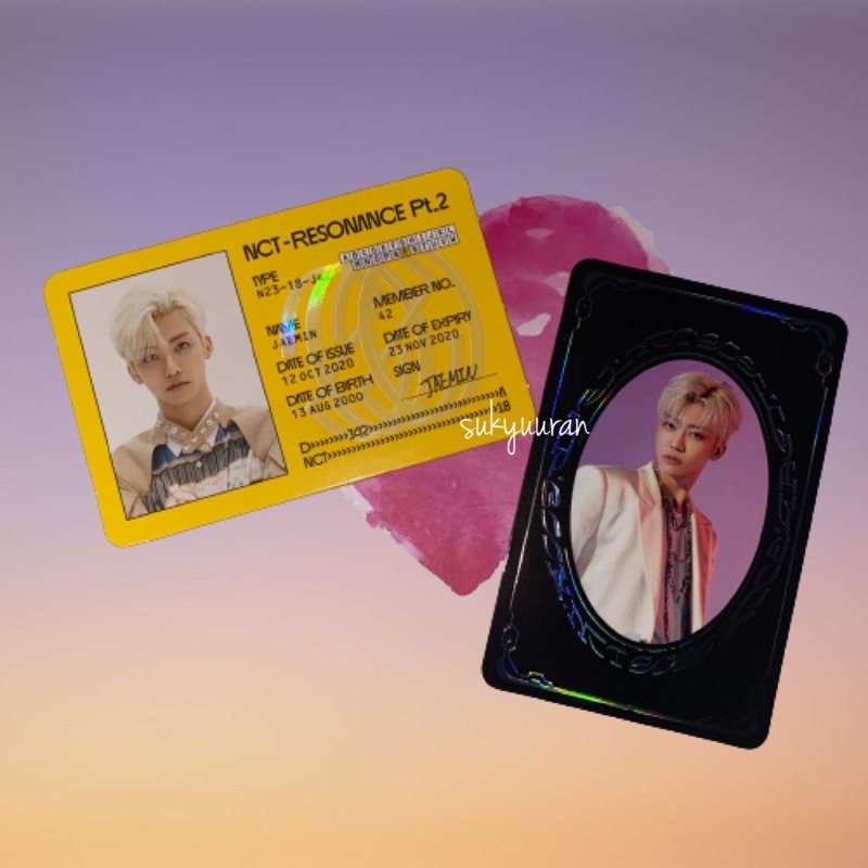 PC NCT DREAM - Jaemin yearbook dan id photocard